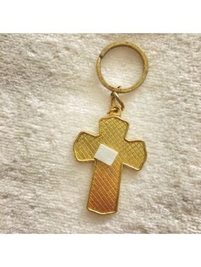 Vintage Religious key chain